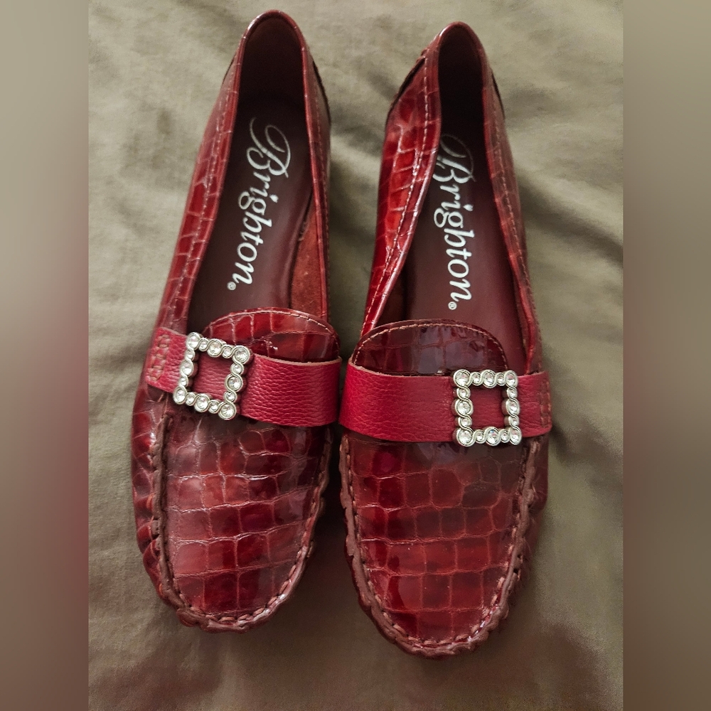 Size‎ 7.5 Brighton Red Flats